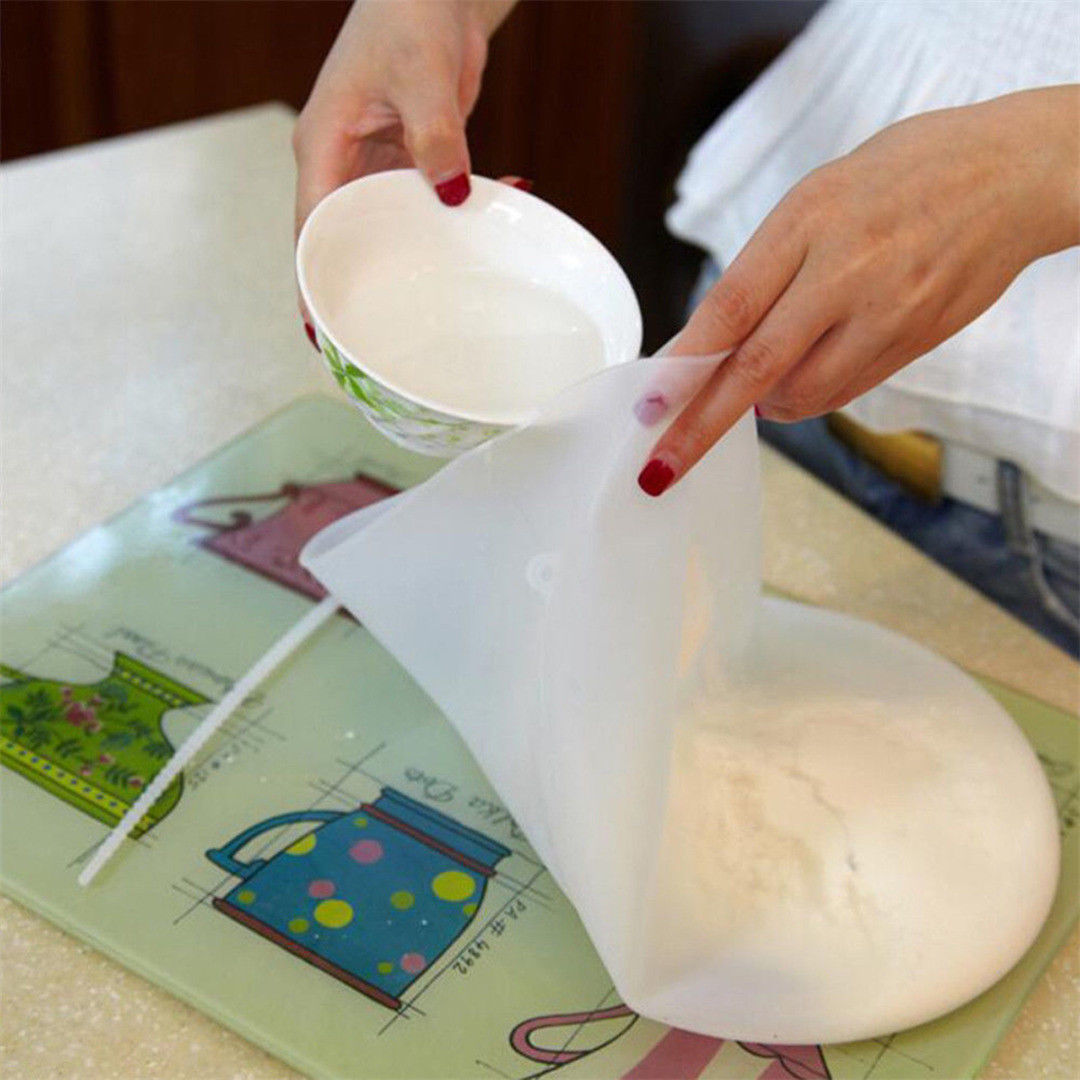 Silicone Kneading Bags Dough Mixing Bag Flour Pastry Maker Kitchen Baking Tool